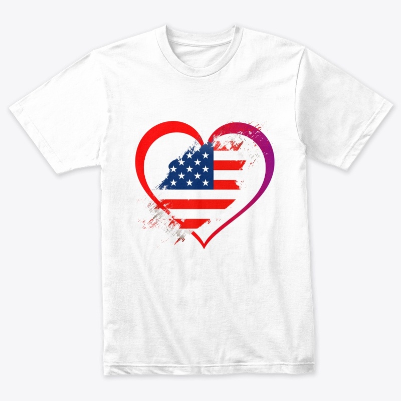 American Heart Flag Tee