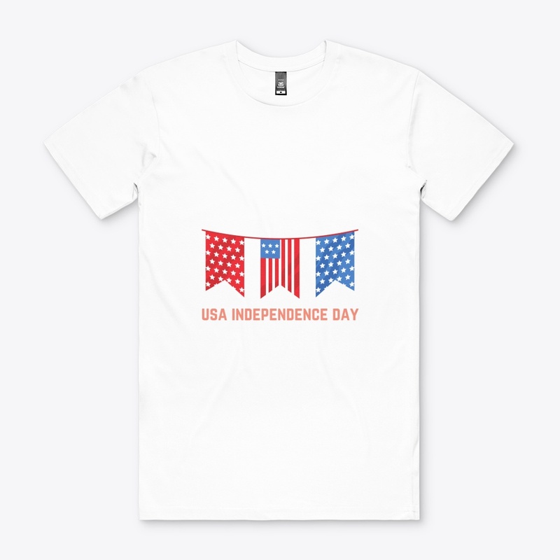 "usa independence day" White t-shirt