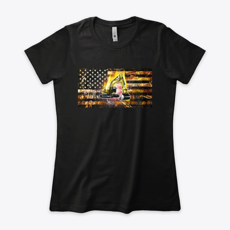Excavator Flag Sparks