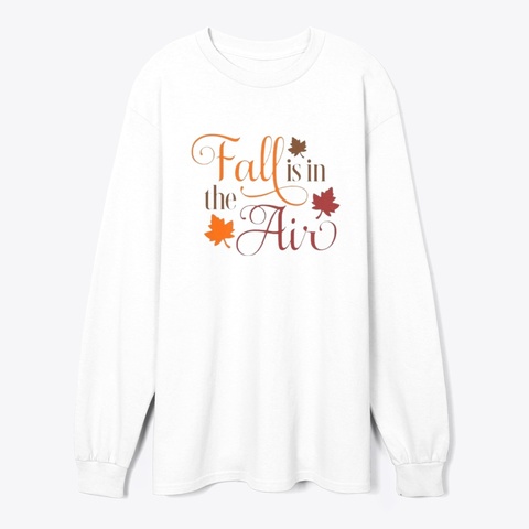 Fall Collection White Camiseta Front