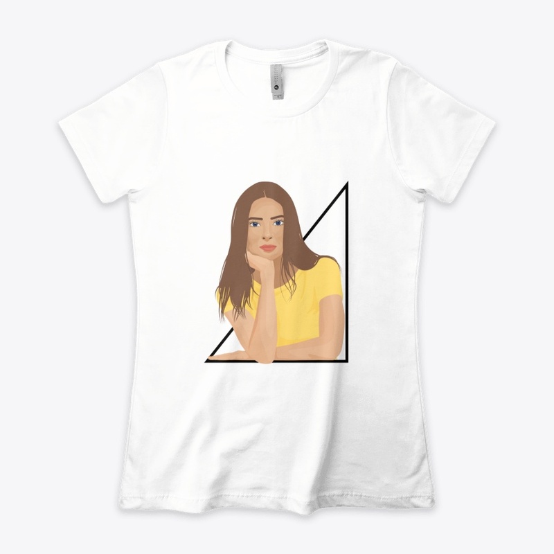 The thinking girl - yellow