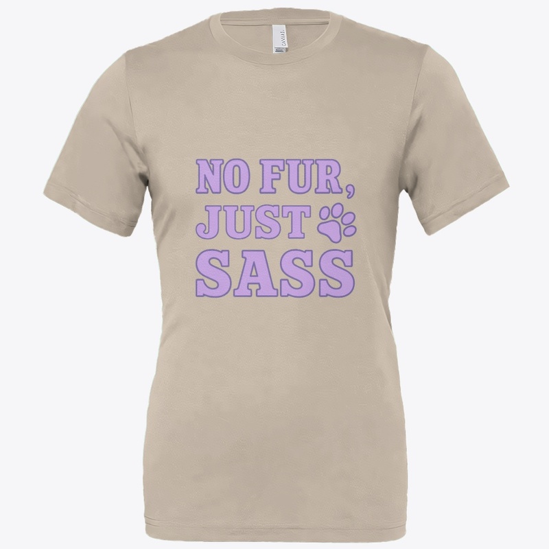 No Fur, Just Sass – Sphynx Cat Quote  