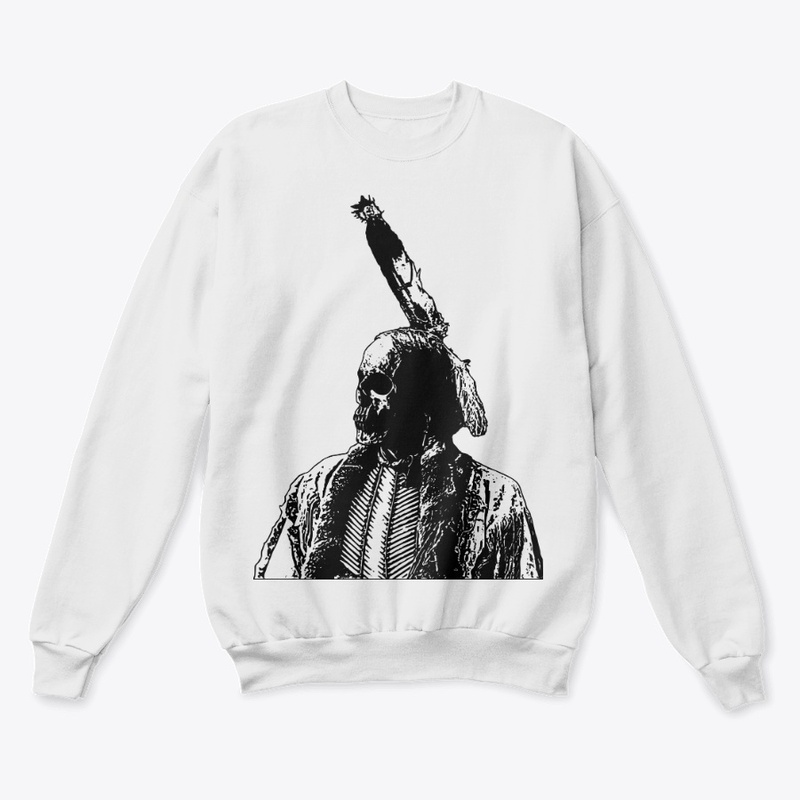 SITTING BULL - SKULL WITH HEADDRESS