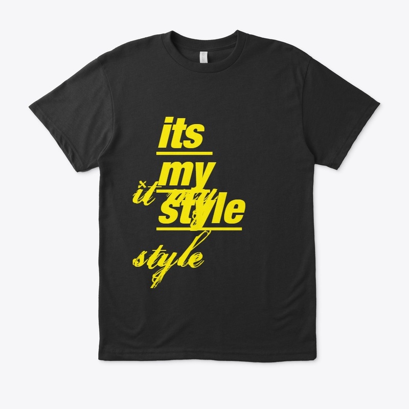 It's  my style