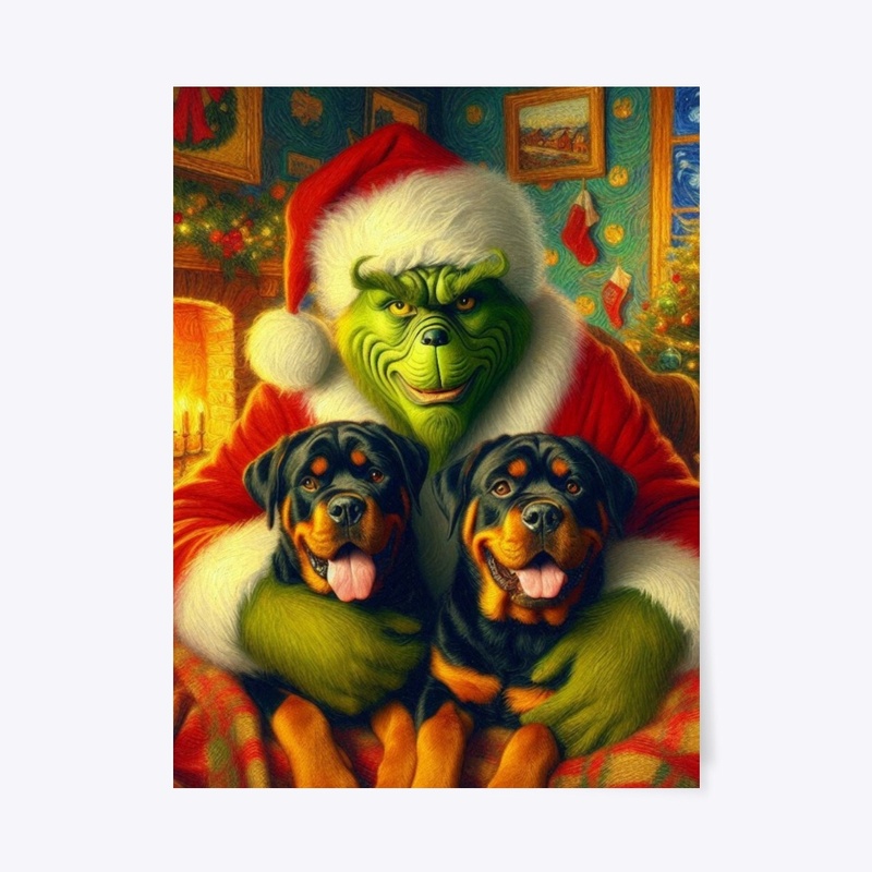 Rottweiler's Christmas Eve