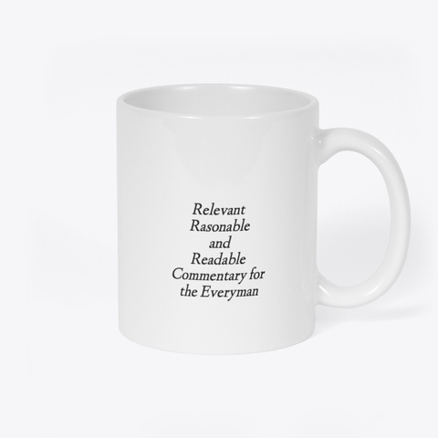 Everyman Mug White T-Shirt Back