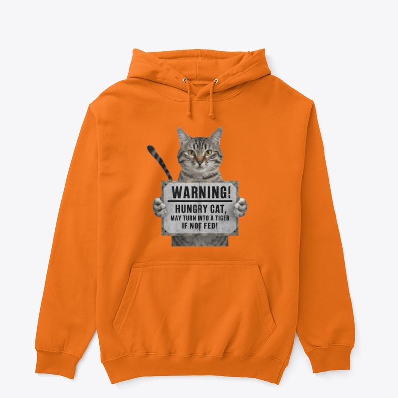 Hungry cat warning