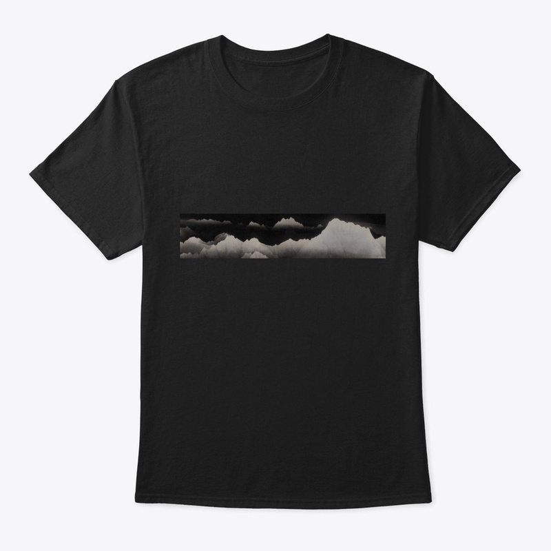 Black mountain silhouette 
