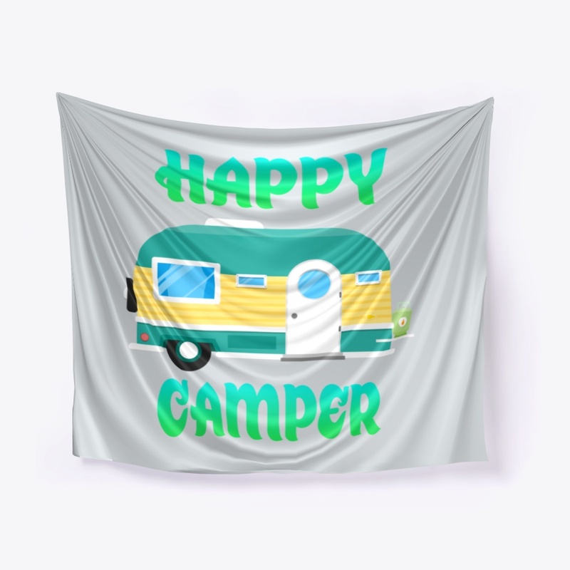 Happy Camper Funny Camping T-Shirt