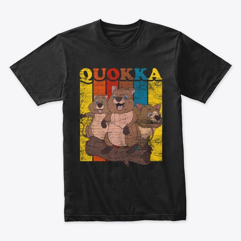 Retro Quokka - Aussie Cute Animal Lover