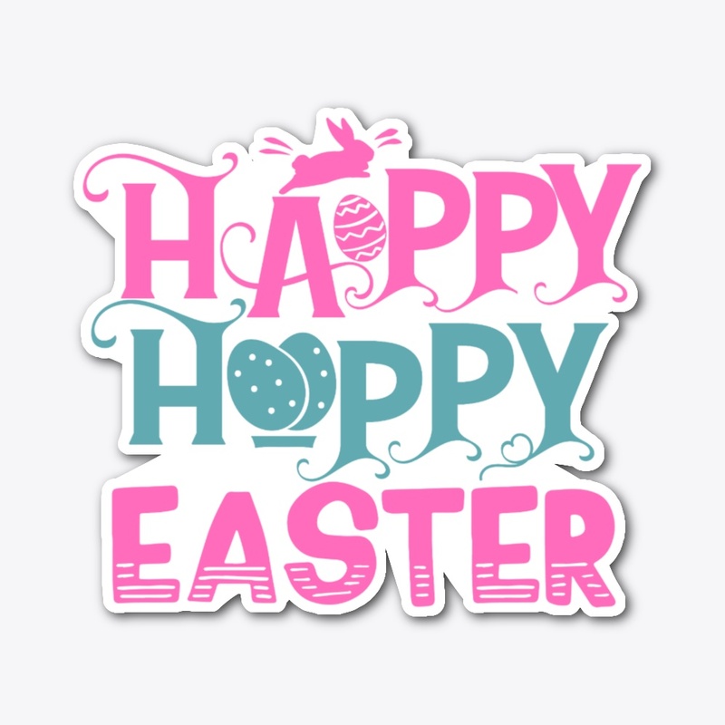 Funny Happy Hoppy Easter