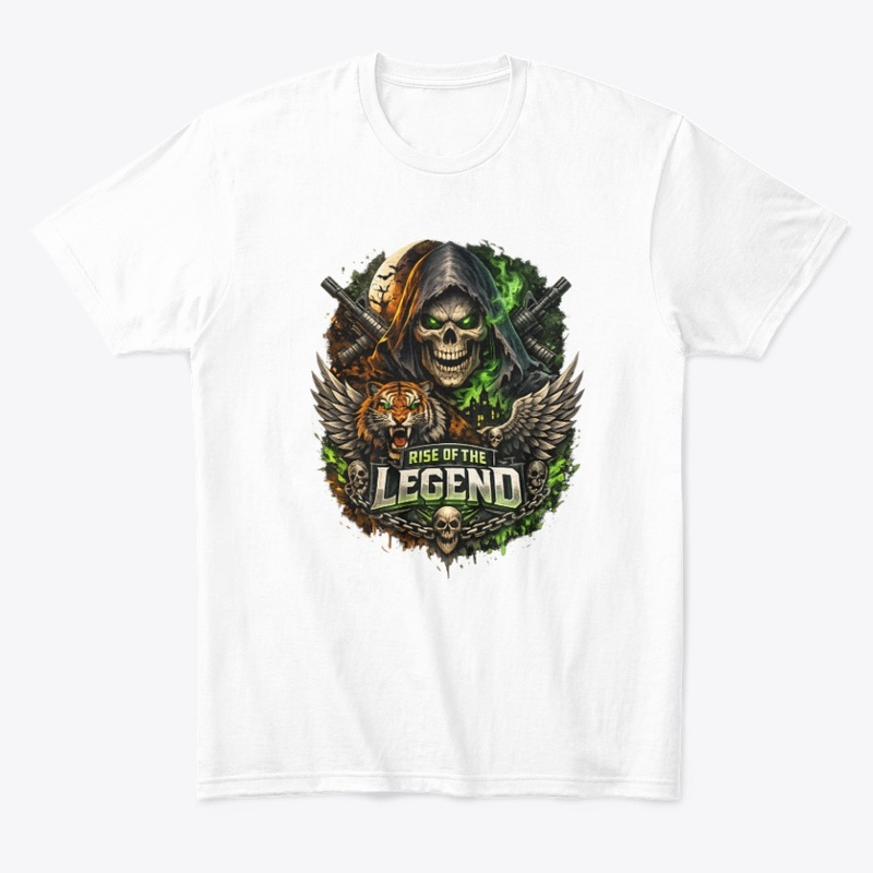 Rise of the Legend Skull Tiger T-Shirt