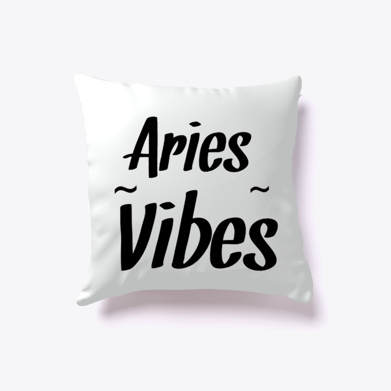 Aries Vibes Zodiac Pillow