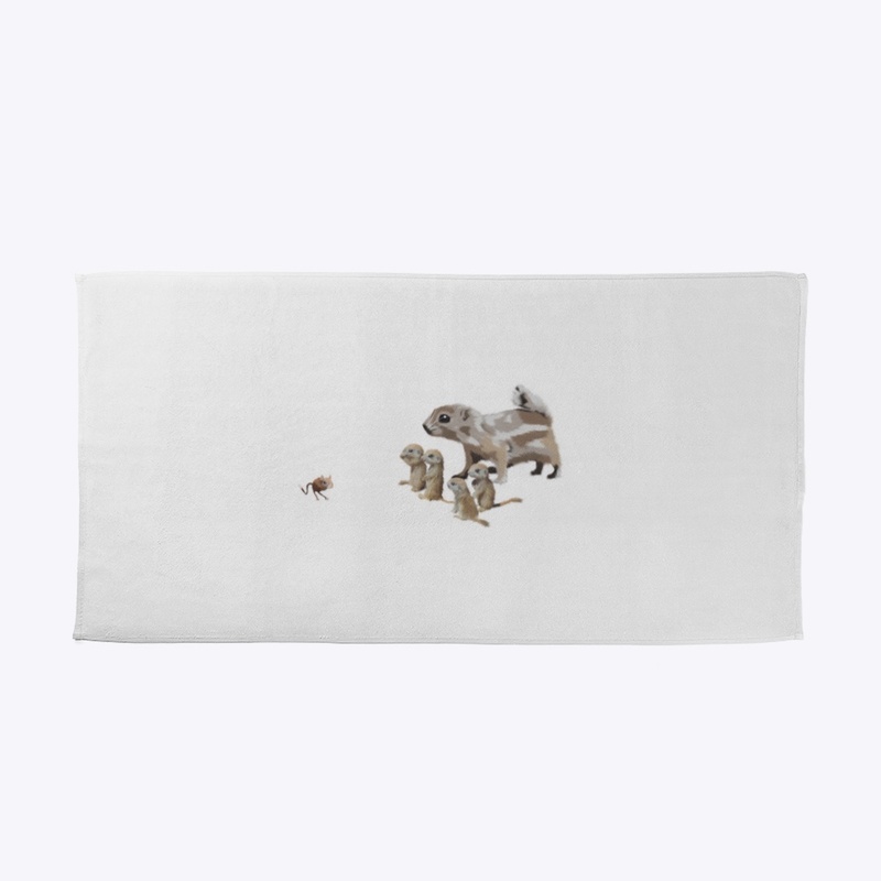 Prairie Dog Family & Rocket