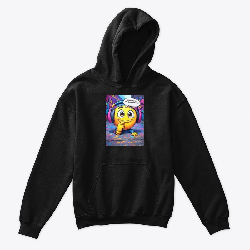 "Emoji Beats: Street Vibes Hoodie"