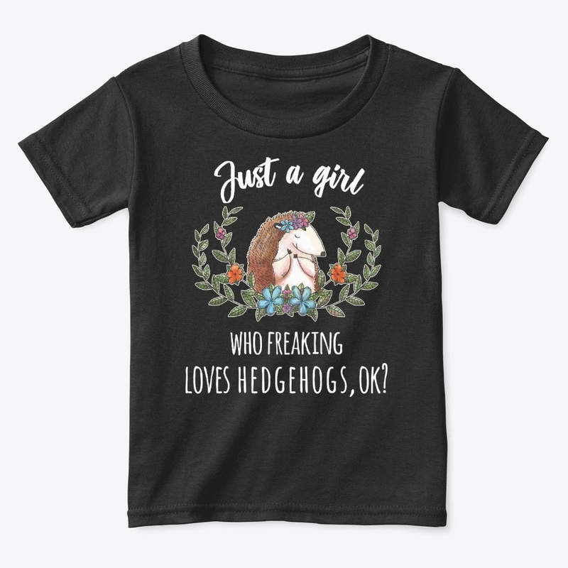 Girl Freaking Loves Hedgehogs Boho Style