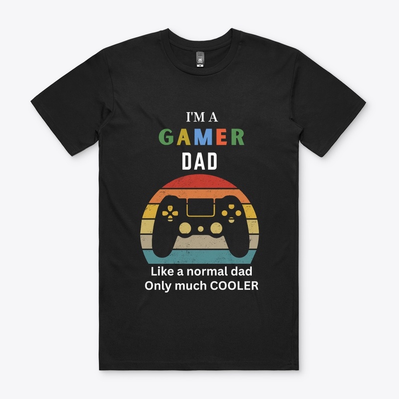 Gamer Dad Fathers day tshirt