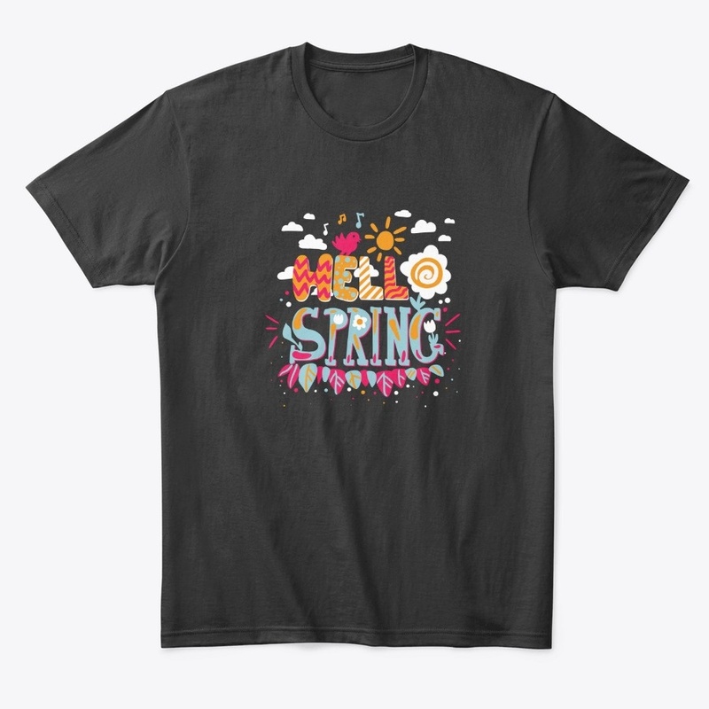 Hello spring T-shirt | Musical note, sin