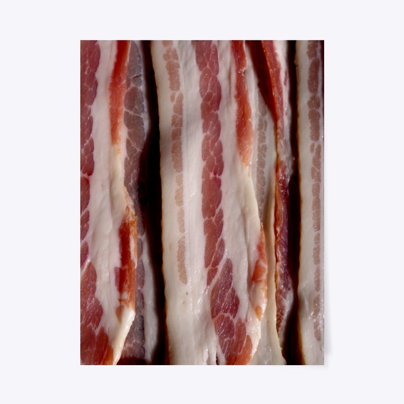raw bacon