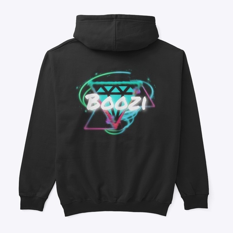 Black Boozi Black T-Shirt Back