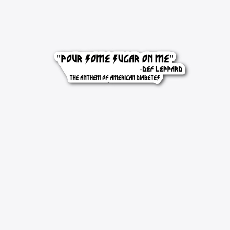 Diabetes Anthem Sticker