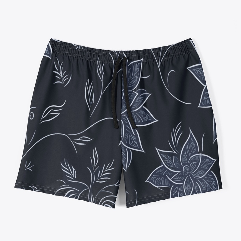 Floral Dark And Light Pattern