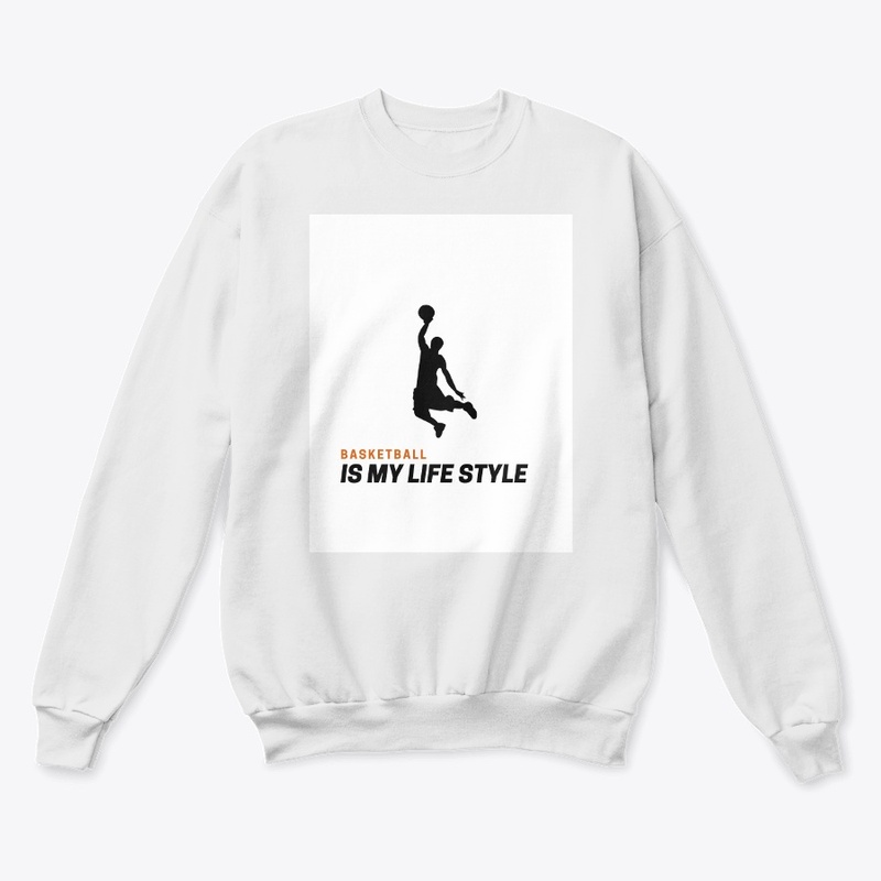BASKETBALL-IS MY LIFE STYLE Men's Hoodie