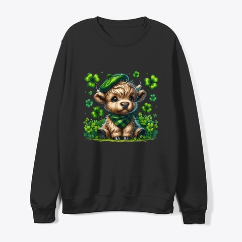Scott St Patty Black T-Shirt Front