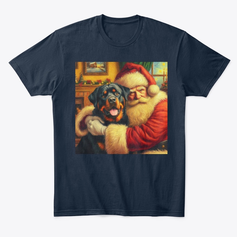 Rottweiler & Santa