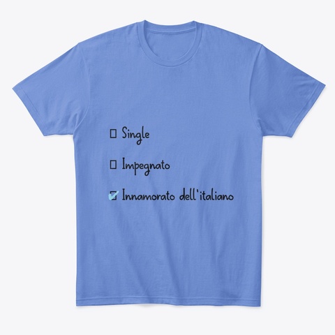 N/A Heathered Royal  T-Shirt Front