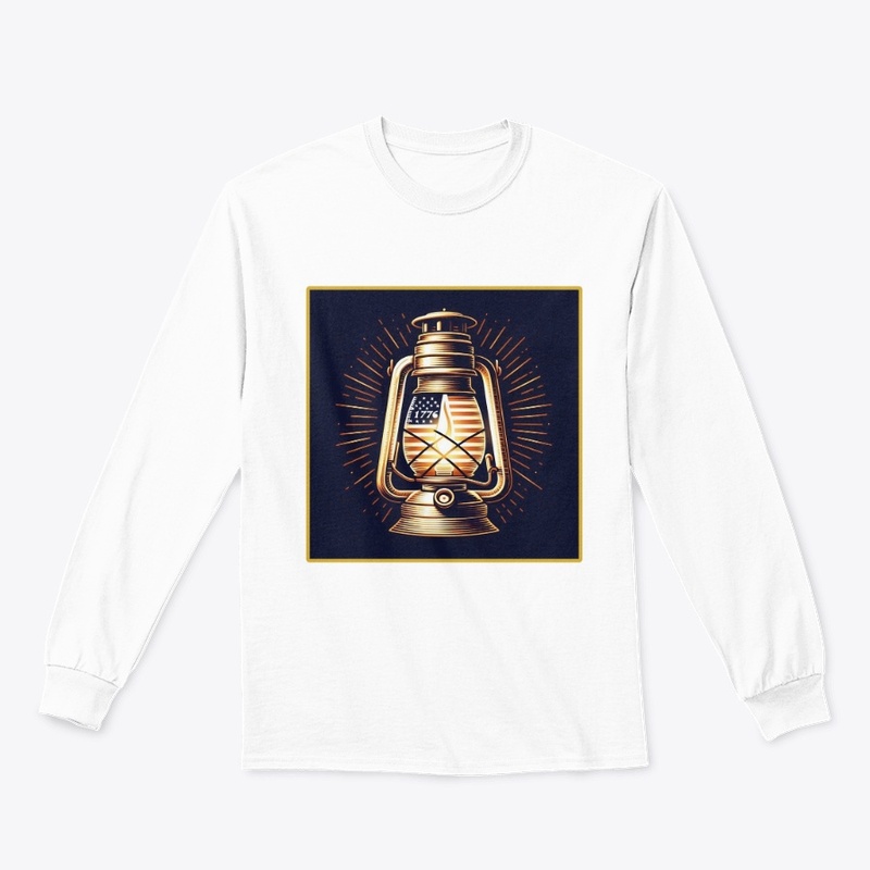 Lantern Flag 1776 July 4th Tee