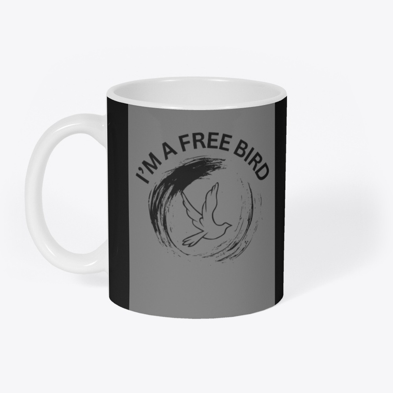 " I'M a free bird " design cloth