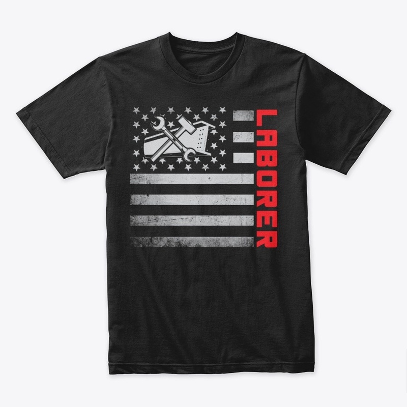 Laborer US Flag