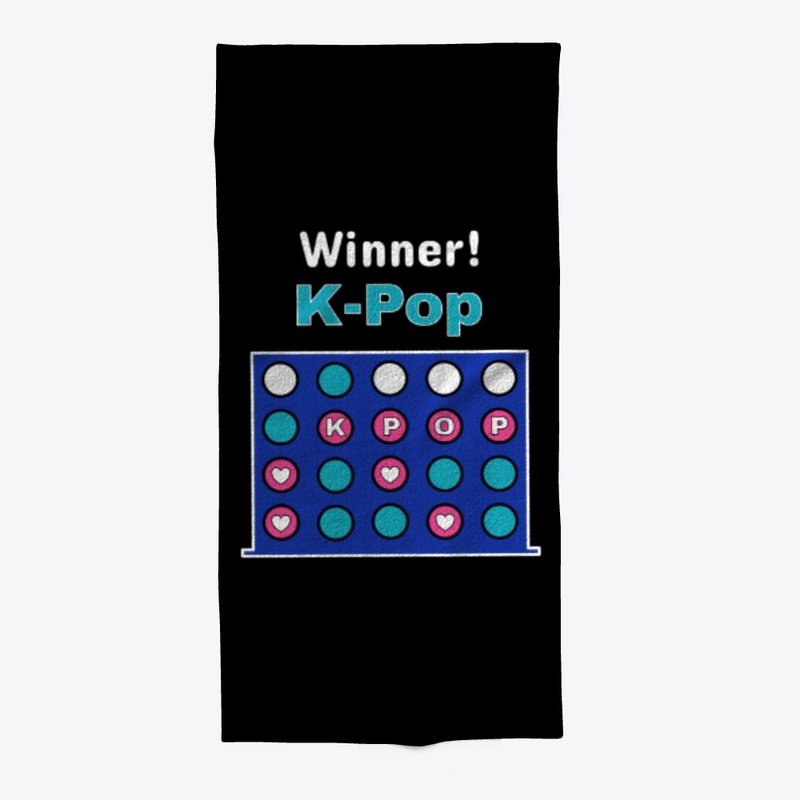 Four K POP in a Row Winner K-Pop Black