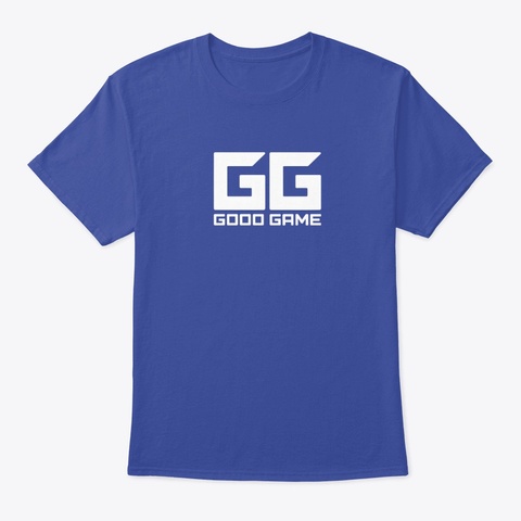 Good Game Deep Royal T-Shirt Front