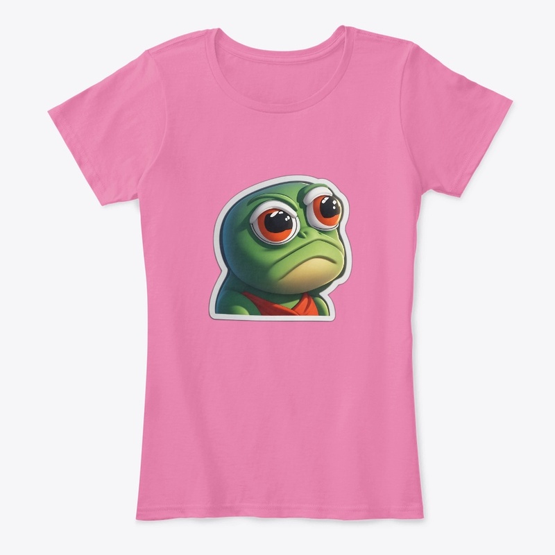 PEPE Sticker on T-Shirt