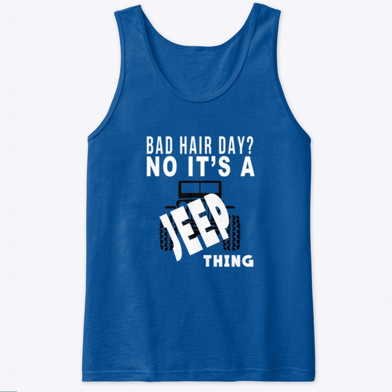 bad hair day, no it's just a jeep thing