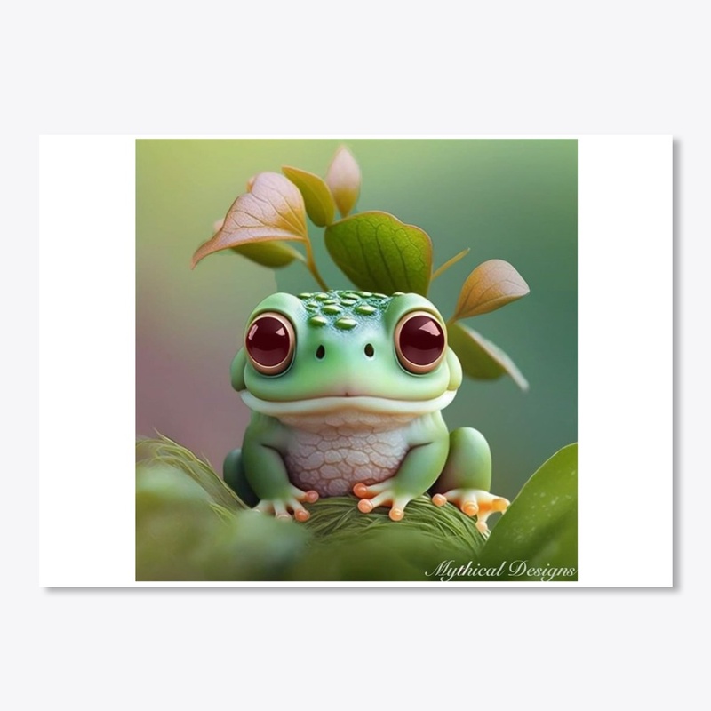frog prints on asseccrioes&t-shirts 
