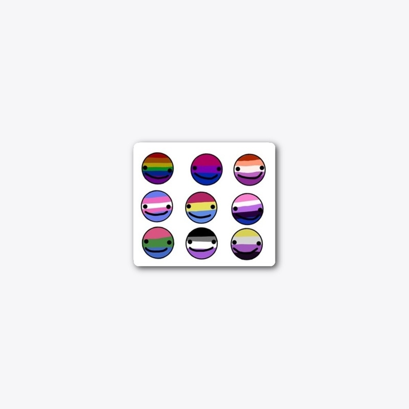 lgbt dream stickers n mug