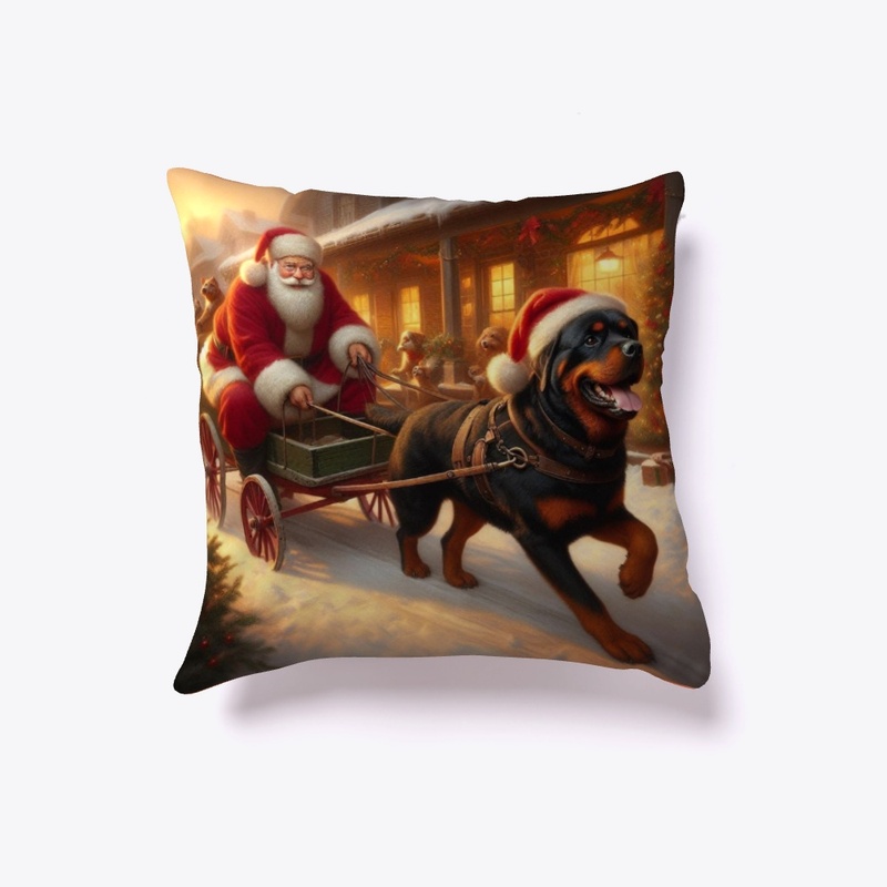 Rottweiler Santa