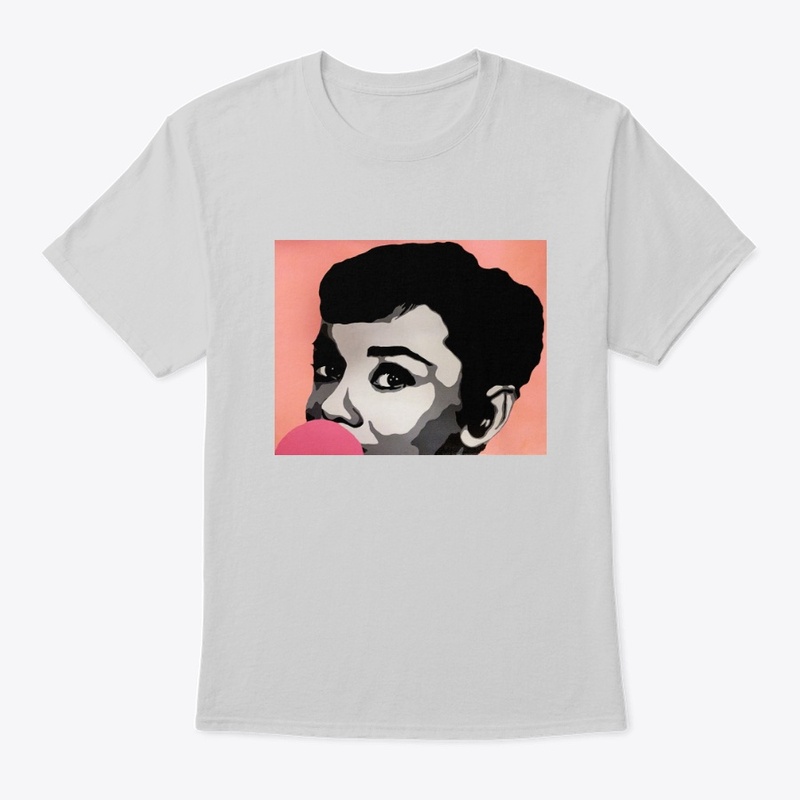 Audrey Hepburn Eyes Landscape