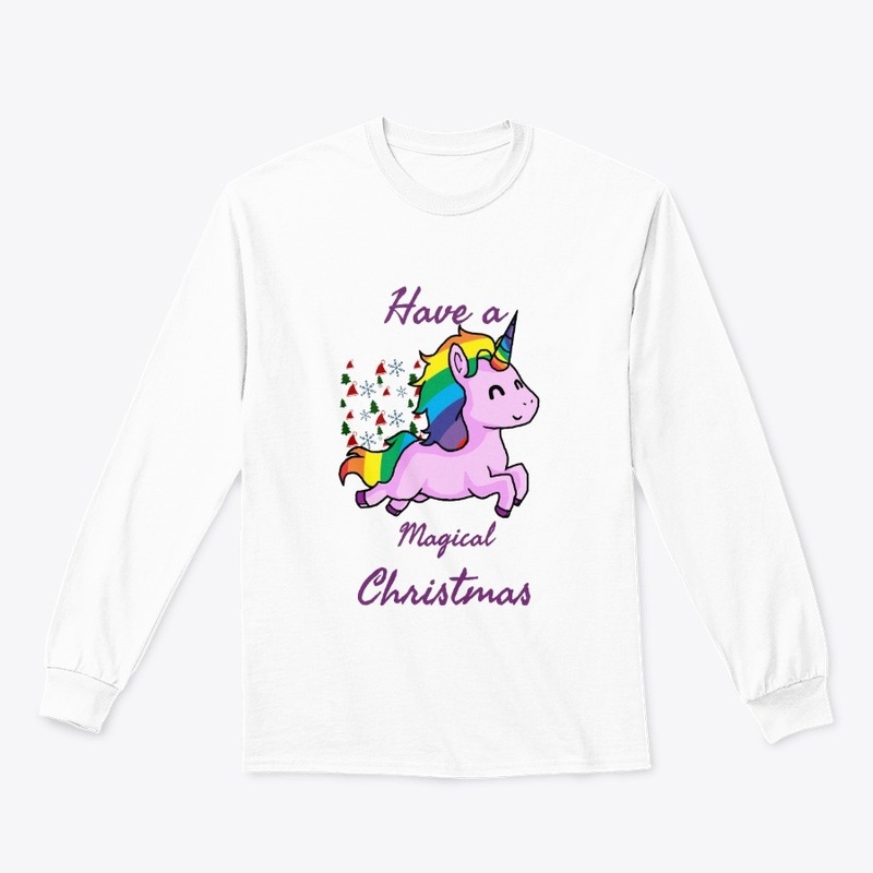Unicorn Rainbow Magical Christmas
