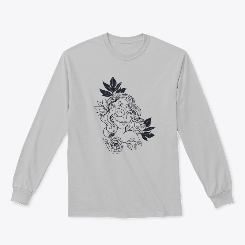 Attractive Design The woman and leaves