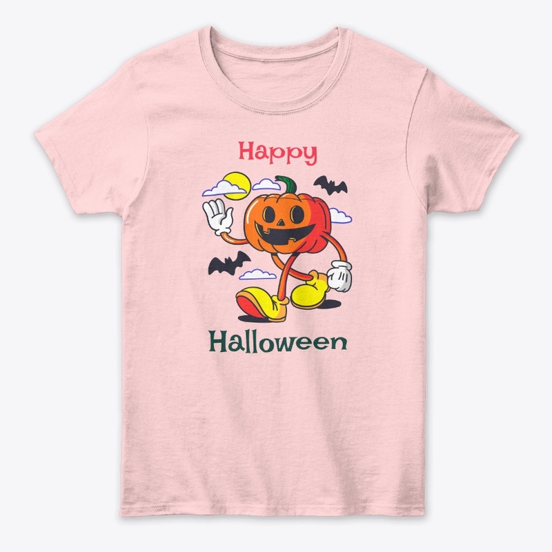 Orange pumpkin - Happy Halloween Design