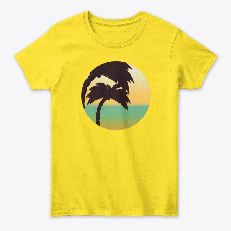 PALM TREES SEASIDE