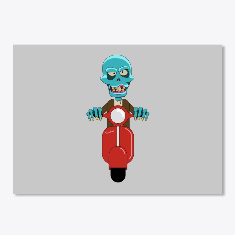 Zombie Scooter Rider