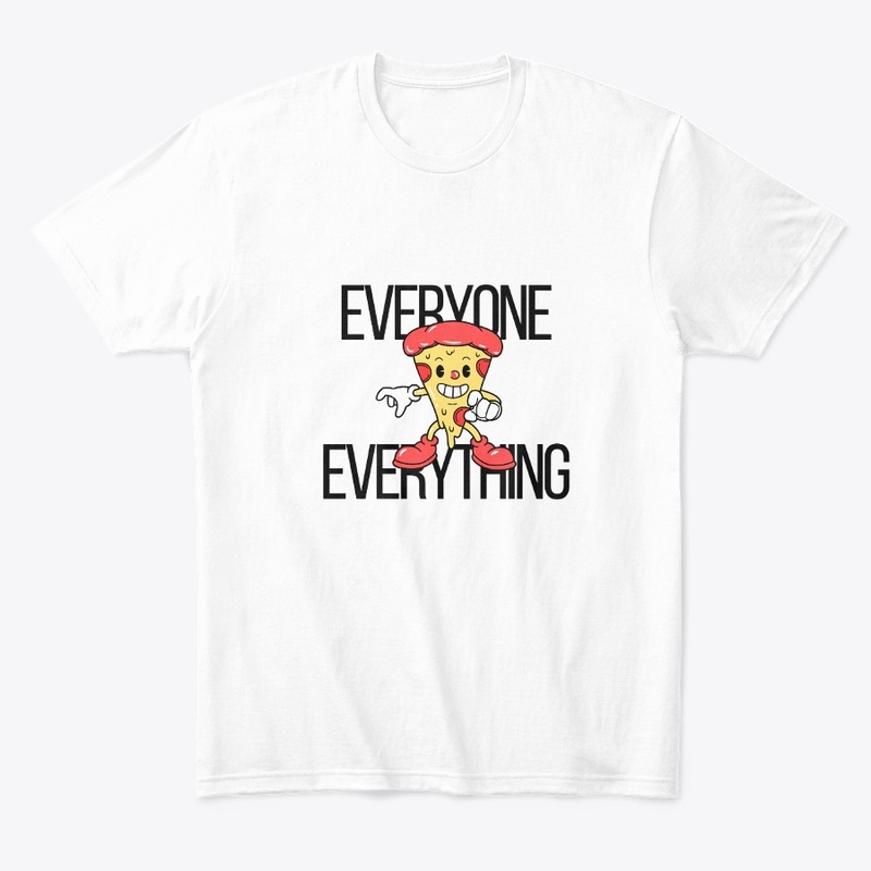 "Pizza Graphic Custom T-Shirt"