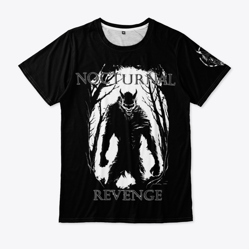 Nocturnal Revenge Werewolf Silhouette