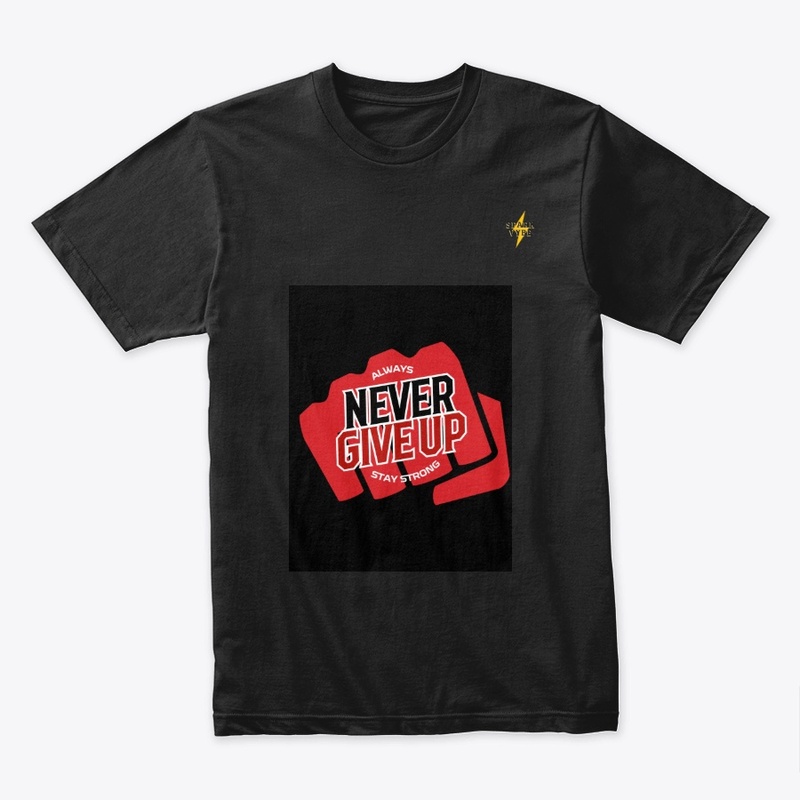 Never Give Up men's T-shirt