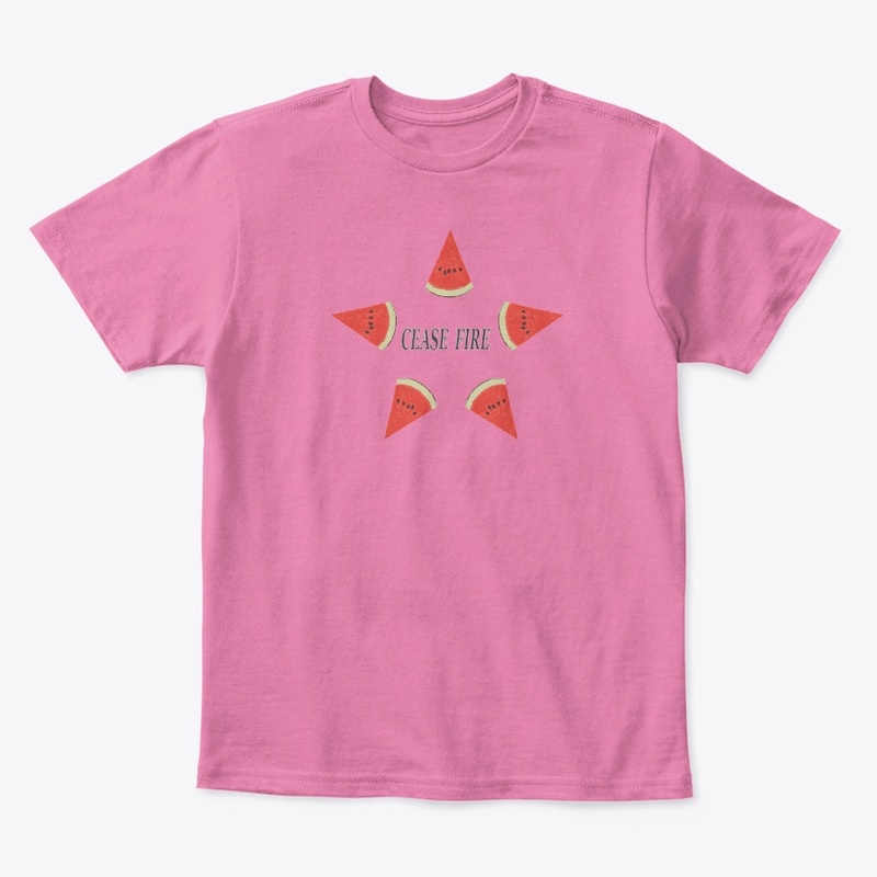 "CEASE FIRE" Watermelon Star Line